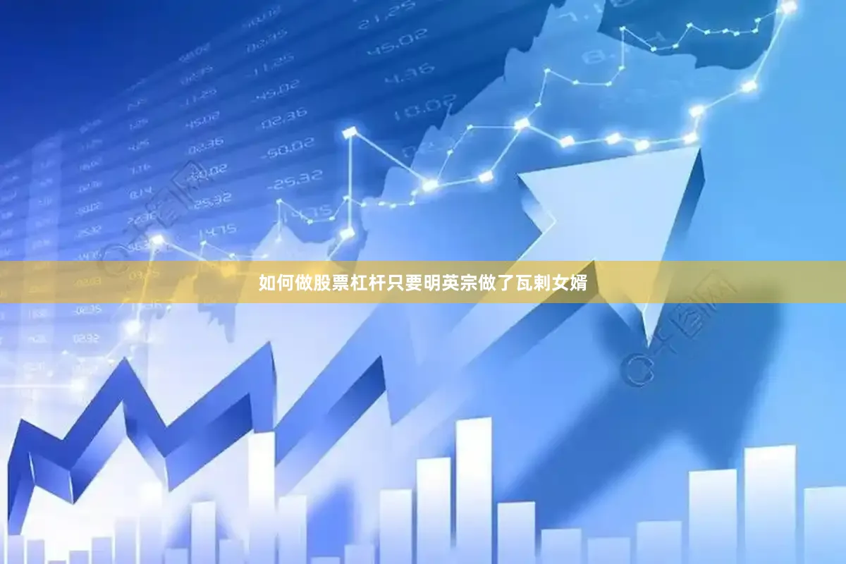 如何做股票杠杆只要明英宗做了瓦剌女婿