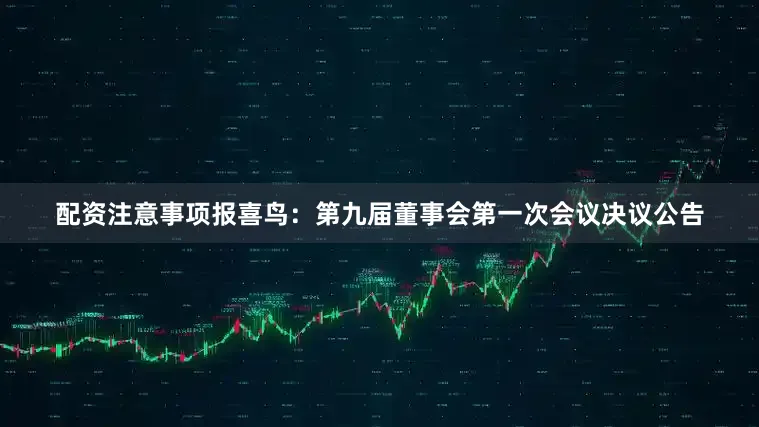 配资注意事项报喜鸟：第九届董事会第一次会议决议公告
